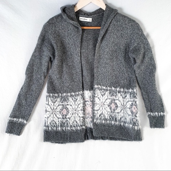 Super soft Abercrombie open hooded sweater - Picture 4 of 6